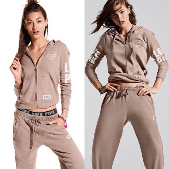 Victorias Secret PINK | Lavender Rain Perfect Full Zip Hoodie | Size Extra Small - Picture 1 of 11